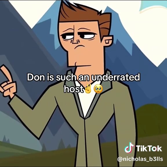 ➥ #DON || my second favorite host besides Chris McLean — #viral #fyp #totaldrama #fypage