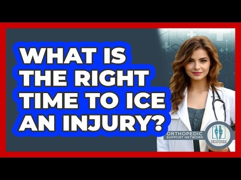 What Is The Right Time To Ice An Injury?