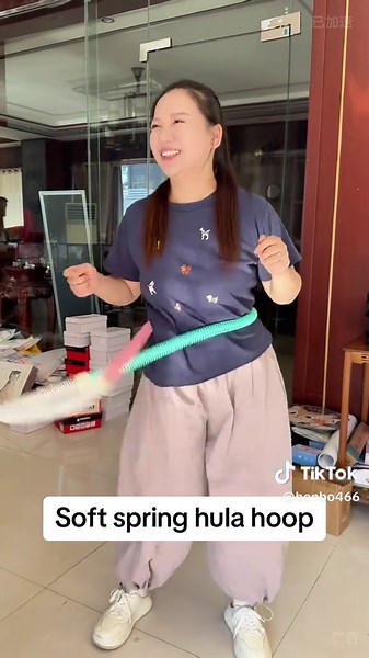 Soft Spring Hula Hoop for Fitness and Weight Loss