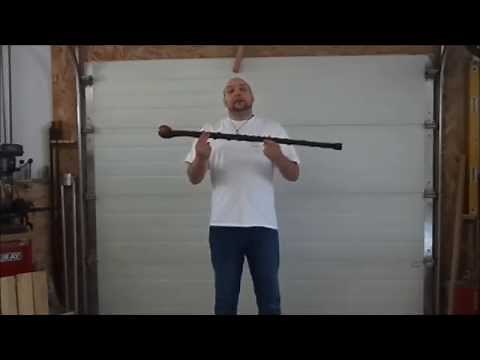 PDW Series - Episode 3 - Cold Steel Irish Blackthorn Walking Stick - Full Review and Demo