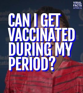 1.8M views · 26K reactions | Dr Phionah Atuhebwe, our World Health Organization African Region Expert, answers your questions about #COVID19 vaccination. ✅It's safe to get the COVID-19 vaccine during menstruation. #ViralFactsAfrica | World Health Organization African Region | Facebook