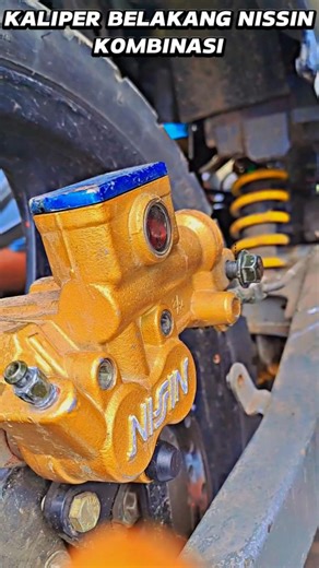 Herizka modification on Instagram: "This is a rear brake caliper… but the shape looks like a front brake master cylinder 👀🔥 Made by Nissin — only old-school modifiers truly appreciate this rare part. No hype, no trends… just pure mechanical taste. 🏍️ If you know, you know. And if you’re still using this setup today… you’re built different. 💯 👉 Are any of you running this on your bike? #motorcyclemods #oldschoolmods #nissin #rareparts #vintagemotorcycle #custombike #bikelifestyle #motorcycle