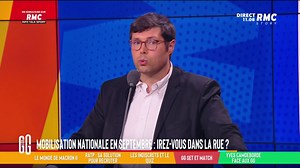 🚨 La #CGT appelle à la mobilisation les 22 et 29 septembre. Prêts à aller dans la rue ? 💥@kevinbossuet : "Les syndicats ne représentent plus rien ! Les gens n'en peuvent plus de vos délires idéologiques !" #GGRMC | Grandes Gueules RMC