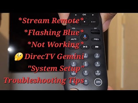 Stream Remote Flashing Blue 🤔 DirecTV "System Setup & Troubleshooting Tips" #shorts #trending