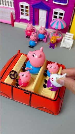 Satisfying with Unboxing & Review Car Pickup for Peppa Pig Family #asmr #unboxing #peppapig #toys