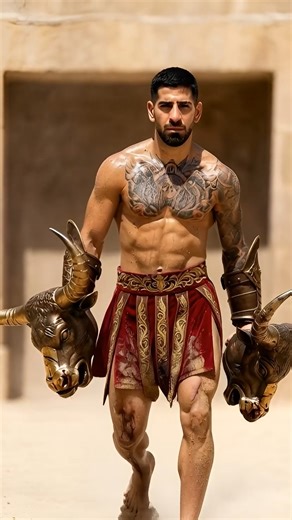 Appsyland on Instagram: "Three gladiators of the ludus of Dana White (UFC) wield the cestus. (AI-generated)"