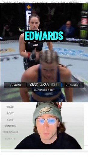 Chandler vs Edwards EPIC KO 😱🔥 at #ufckansascity