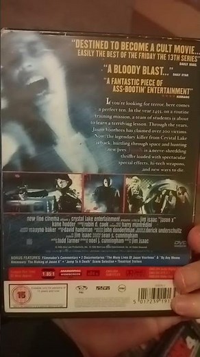 Jason x movie dvd
