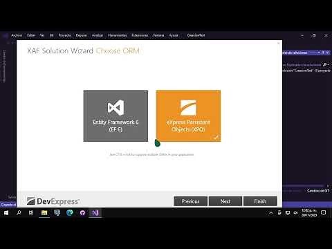 DEVEXPRESS 01 - Cómo crear un proyecto XAF