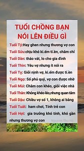 28K views · 84 reactions | Tuổi chồng bạn nói lên điều gì? #thansohoc #thansohochappy #xemthansohoc #sohochappy #bandohanhphuc | Happy Map - Bản Đồ Hạnh Phúc | Facebook