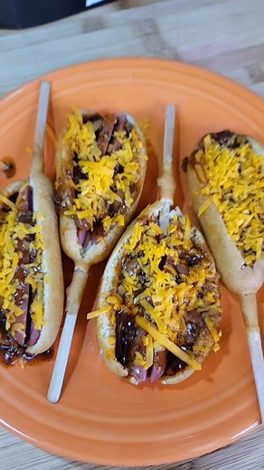 Affordable Chili Cheese Corn Dogs Recipe at Dollar Tree