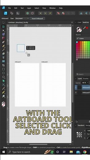 ARTBOARDS IN AFFINITY DESIGNER 2