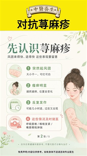 调理荨麻疹 #健康 #健康养生 #健康饮食 #药膳 #中醫 #中國醫 #养生 #营养 #药膳 #健康知识科普 #食疗 #中医健康养生