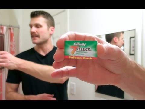 Gillette 7 O'Clock Permasharp Stainless Razor Blade Review!
