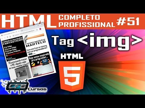 Tag img - Inserting images into a web page - Complete and Professional HTML Course #51