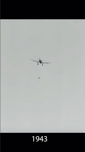 Stuka dropps dud bomb? 1943 Blindgängerbombe? #luftwaffe
