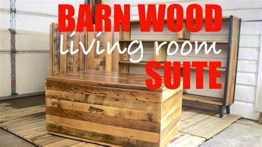 Reclaimed Barn Wood Living Room Suite