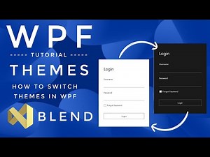 WPF Tutorial: Themes in WPF | Switch Themes | Visual studio | C#