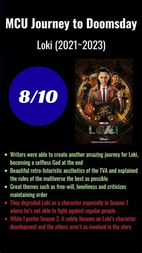 Loki (2021~2023) - Series Review [Road to Doomsday]