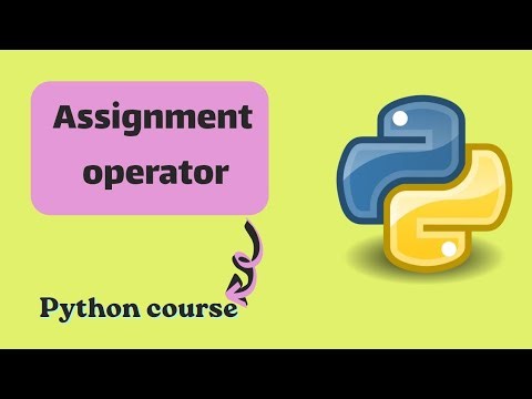 Assignment operator -python course