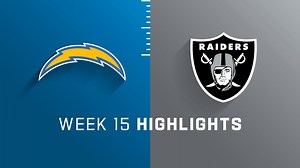 Chargers vs. Raiders highlights | Week 15