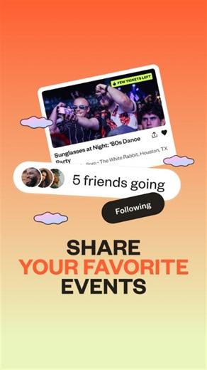 Getting the crew together just got a whole lot easier. Our new app lets you follow your friends, share fun events, and find out when they’ve booked their tickets, so you can too. | Eventbrite