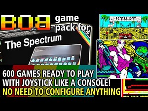 Game Pack BOB for The Spectrum maped for joystick gaming like a console & surprises