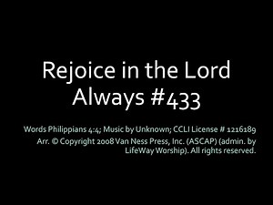 Rejoice in the Lord Always - Lyric Video