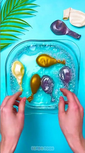 🫧 WATCH! Make a stretchy, squishy toy from THINGS at home! 🏠✨ #Shorts #Kids