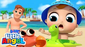 278K views · 9K reactions | Ready for a fun day at the beach? It’s really warm outside, a perfect day to go for a swim! Have fun | Little Angel | Facebook