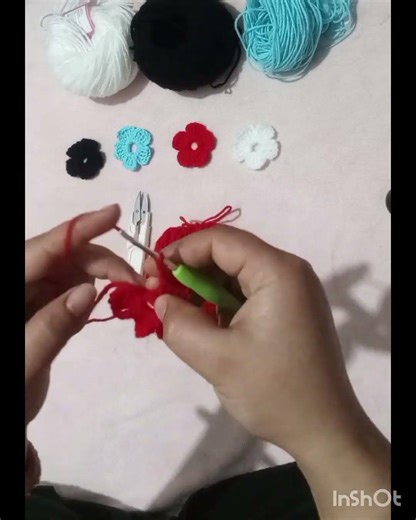 #crochet gallery #tutorial video for bignner#flower