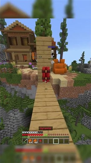 Dynamite Trap in HIVE Bedwars (Season 5)! #minecraftshorts #shorts #hivemc
