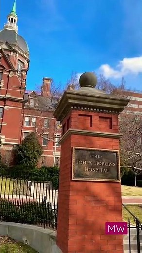 World-famous THE JOHNS HOPKINS HOSPITAL, BALTIMORE, MD