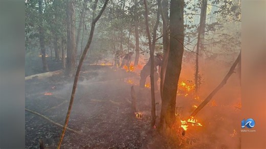Crews battle large brush fire on Kings Creek Road | Haystack News