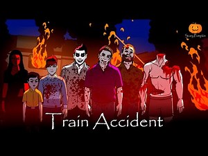 Train Accident Horror Story Part 1 | Scary Pumpkin |Hindi Horror Stories | Animated Stories