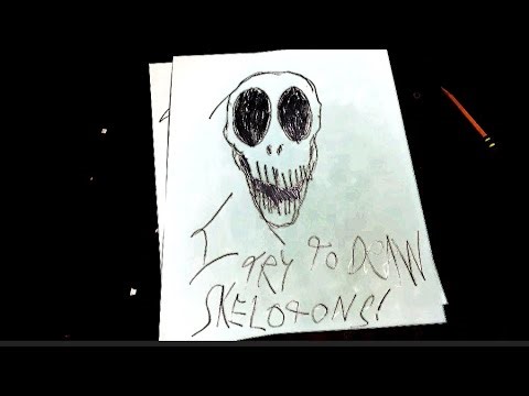 I try to draw skelotons for some reason.