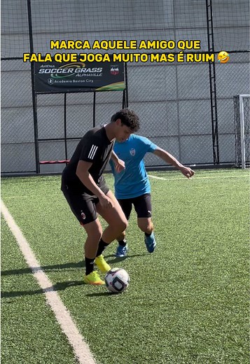 Marca ele aí 🤣#futebol #soccer