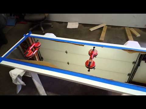 Installing a mirror to a door