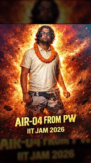 Excuses nahi… sirf results — IIT JAM Physics AIR 4!! #pw #iitjam #shorts #viral #trending