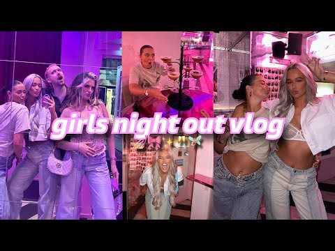 girls night out vlog 🧚🏼‍♀️🩷✨🎀 | 20 mins of chaos lol