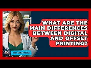 What Are The Main Differences Between Digital And Offset Printing? - How It Comes Together