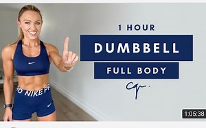 Caroline Girvan- 负重哑铃｜全身HIIT 最新31/07 (60min)