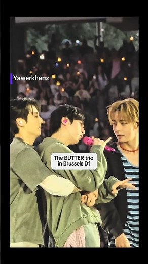 BTS Butter Live in Brussels Day 1 💛 | ARIRANG World Tour 2026 | Butter Performance 4K | 방탄소년단 버터