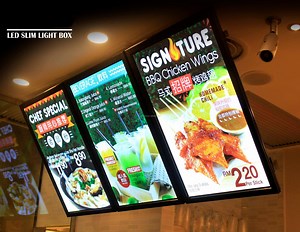 [Hot Item] Snap Frame Round Corner Flat Surface LGP Slim LED Advertising Light Box