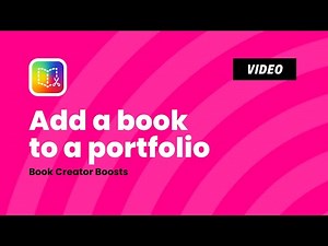 How to Add Student Books to Portfolios in Book Creator | Teacher Guide