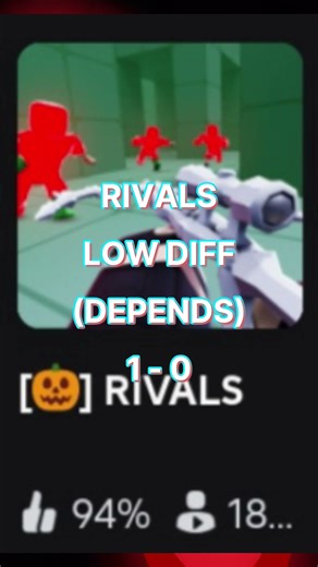 RIVALS VS ARSENAL #roblox #mapguide #robloxmusic #memes #shorts #edit #fypシ #music #funny #abba
