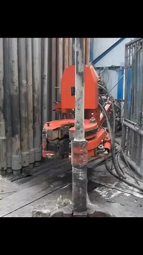 313K views · 2.8K reactions | This process is called fishing it involves the removal of lost or stuck equipment downhole. The stuck or list equipment is called a Fish. The smaller blue coloured pipe being pulled out is called a fishing tool. | Drilling | Facebook