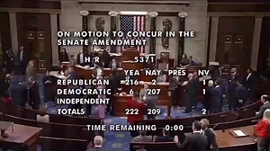 The House of Representatives voted 222 to 209 to end the longest government shutdown in U.S. history. POTUS is scheduled to sign the Continuing Resolution into law tonight at 9:45 PM EST. | OAF Nation