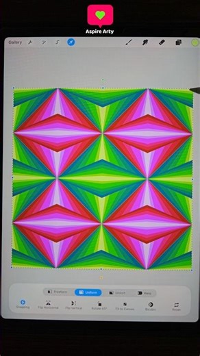 Pattern Art in Procreate #seamless #looping #procreateartist #shorts