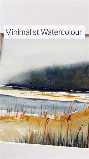 Paint More with Less | 3 Colour Minimalist Watercolour Landscape